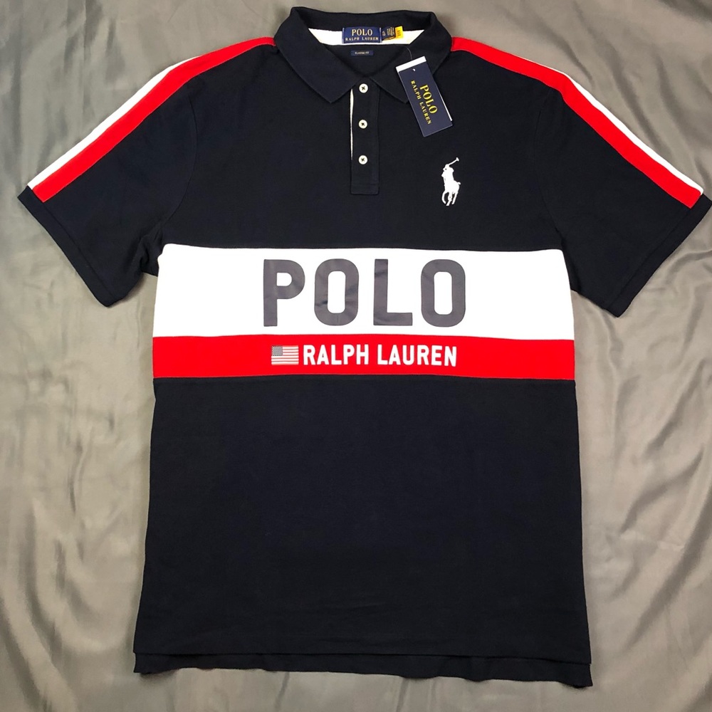 Polo Ralph Lauren Polo Logo Spell Out Shirt XXL